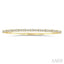 Halfway Diamond Prong-Set Flex Bangle