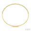 Halfway Diamond Prong-Set Flex Bangle