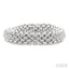 Bold Weave Diamond Fashion Bracelet