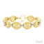 Aeris Gold Bold Mariner Link Diamond Fashion Bracelet