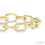 Aeris Gold Hexagon Shape Link Diamond Fashion Bracelet
