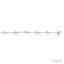 Cross Petite Diamond Fashion Station Chain Bracelet