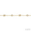 X & O Diamond Station Chain Bracelet
