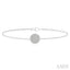 Circle Petite Diamond Fashion Chain Bracelet
