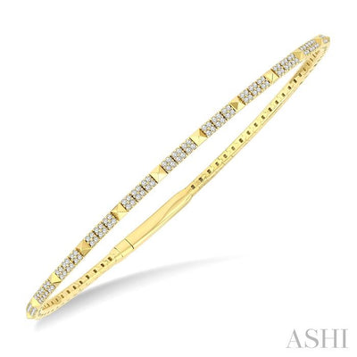 Diamond Pave Flex Bangle