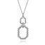 Bujukan Sterling Silver White Sapphire Pendant