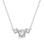 Diamond Three Stone Necklace