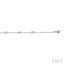 Petite Baguette Diamond Station Fashion Chain Bracelet