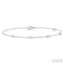 Petite Baguette Diamond Station Fashion Chain Bracelet