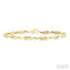 Diamond Swirl Fashion Bracelet