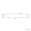 Pearl & Diamond Station Chain Bracelet