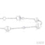Pearl & Diamond Station Chain Bracelet
