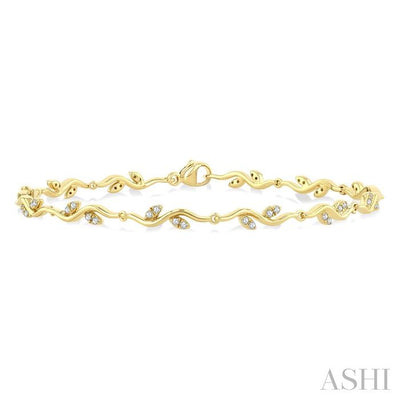 Leaf Diamond Fashion Bracelet