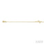 Sideway Cross Petite Diamond Fashion Chain Bracelet