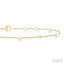 Pearl & Diamond Station Chain Bracelet