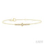 Bar Diamond Fashion Chain Bracelet