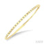 Pyramid Diamond Flex Bangle