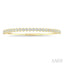 Hexagon Shape Diamond Straight Flex Bangle