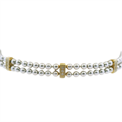 Sterling Silver White Sapphire Bracelet
