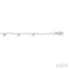 Clover Diamond Station Chain Bracelet