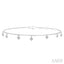 Clover Diamond Station Chain Bracelet