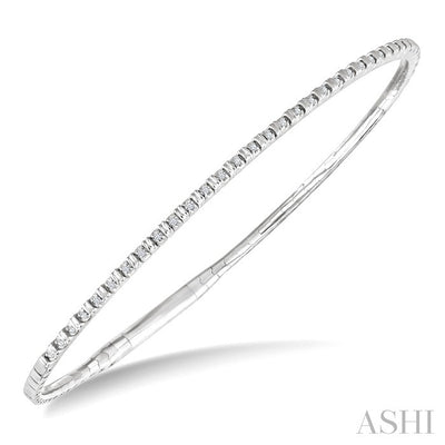 Halfway Diamond Flex Bangle
