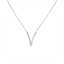 Chevron Diamond Necklace