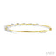 Twisted Diamond Flex Bangle