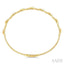 Twisted Diamond Flex Bangle