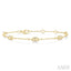 Mariner Link Diamond Station Chain Bracelet