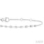 Floating Diamond Fashion Chain Bracelet