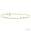 Floating Diamond Fashion Chain Bracelet