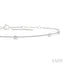 Round Shape Diamond Station Chain Bracelet