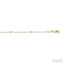 Round Shape Diamond Station Chain Bracelet