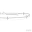 Princess Shape Diamond Station Chain Bracelet