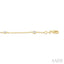 Emerald Shape Station Diamond Chain Bracelet