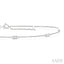 Rectangle Shape Station Diamond Chain Bracelet
