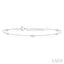 Pear Shape Station Diamond Chain Bracelet