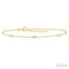 Marquise Shape Diamond Station Chain Bracelet