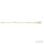 Round Shape Diamond Station Chain Bracelet