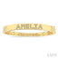 Block 'AMELIA' Diamond Name Bangle