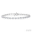 Pear Shape East-West Diamond Bracelet