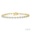 Pear Shape East-West Diamond Bracelet