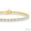 Oval Shape East-West Diamond Tennis Bracelet