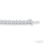 Emerald Shape East-West Diamond Tennis Bracelet