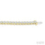 Emerald Shape East-West Diamond Tennis Bracelet