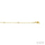 Round Shape Paperclip Diamond Station Chain Bracelet