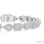 Mixed Shape Halo Fusion Diamond Bracelet