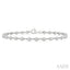 Bezel Set Diamond Station Bracelet