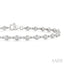 Bezel Set Diamond Station Bracelet